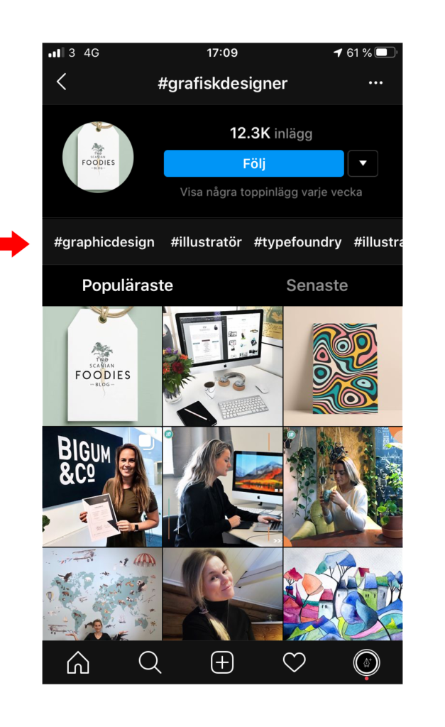 hashtags instagram search