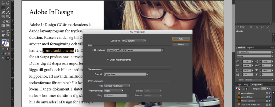 InDesign grund